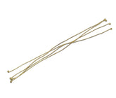 Gold 26 Gauge Brass Fuse Wire (Ball Pins) For Jewellery Making , BPP-013